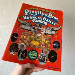 RINGLING BROS. and Barnum & Bailey Circus 100th‎ Anniversary Souvenir Program